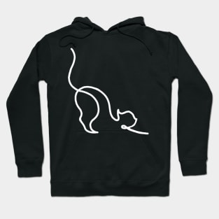 minimalist cat Hoodie